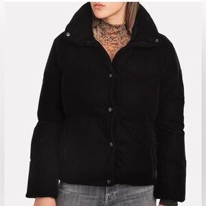 SAM Sophia Coat Black Velvet